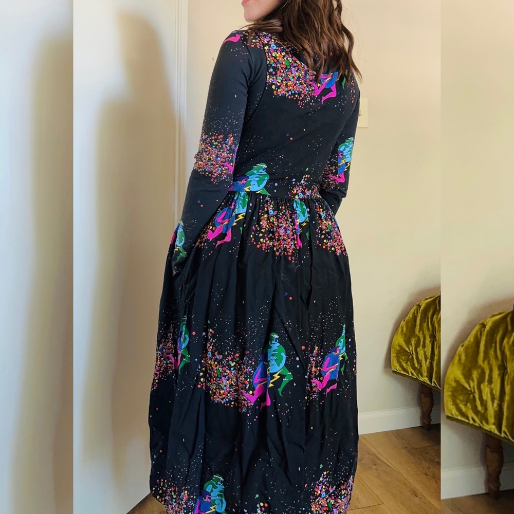 Nooworks Naomi Dress - Cosmic Ladies print